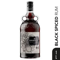 The Kraken Black Spiced Rum 94 Proof 1 L