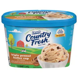 Country Fresh Triple Peanut Butter Cup Ice Cream