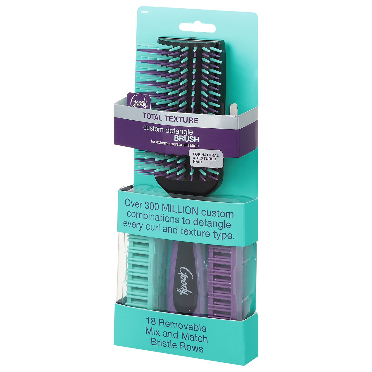 slide 3 of 9, Goody Total Texture Total Texture Custom Detangle Brush 1 ea, 1 ct