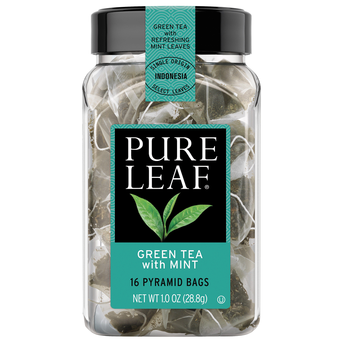 slide 5 of 6, Pure Leaf Green Tea With Mint - 16 ct, 16 ct