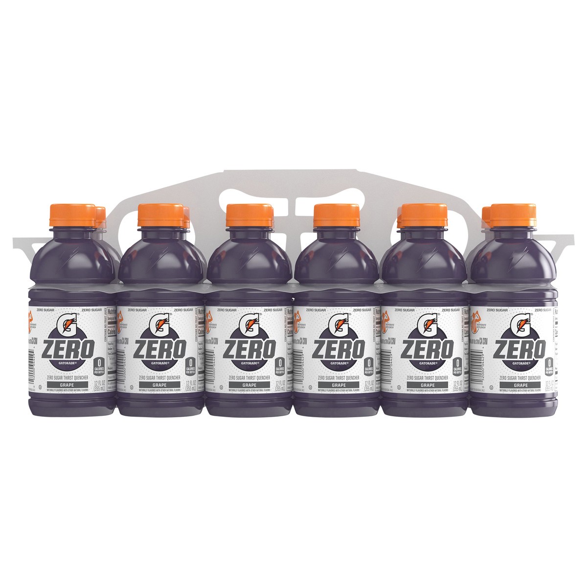 slide 6 of 9, Gatorade Zero Zero Sugar Thirst Quencher Grape - 12 ct, 12 ct