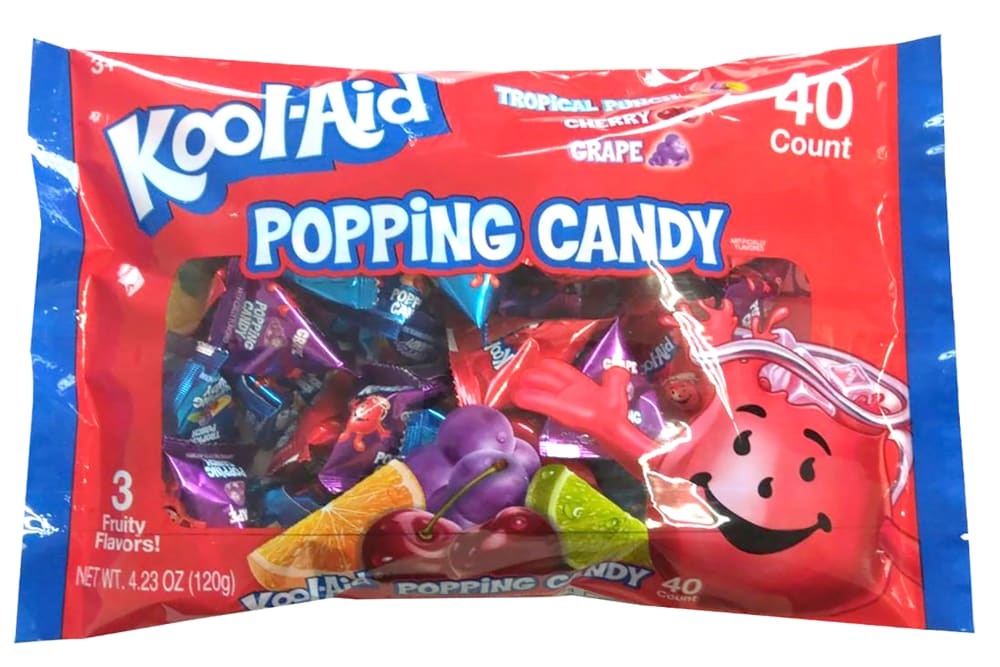 slide 1 of 1, Kraft Kool Aid Popping Candy Laydown Bag, 4.23 oz