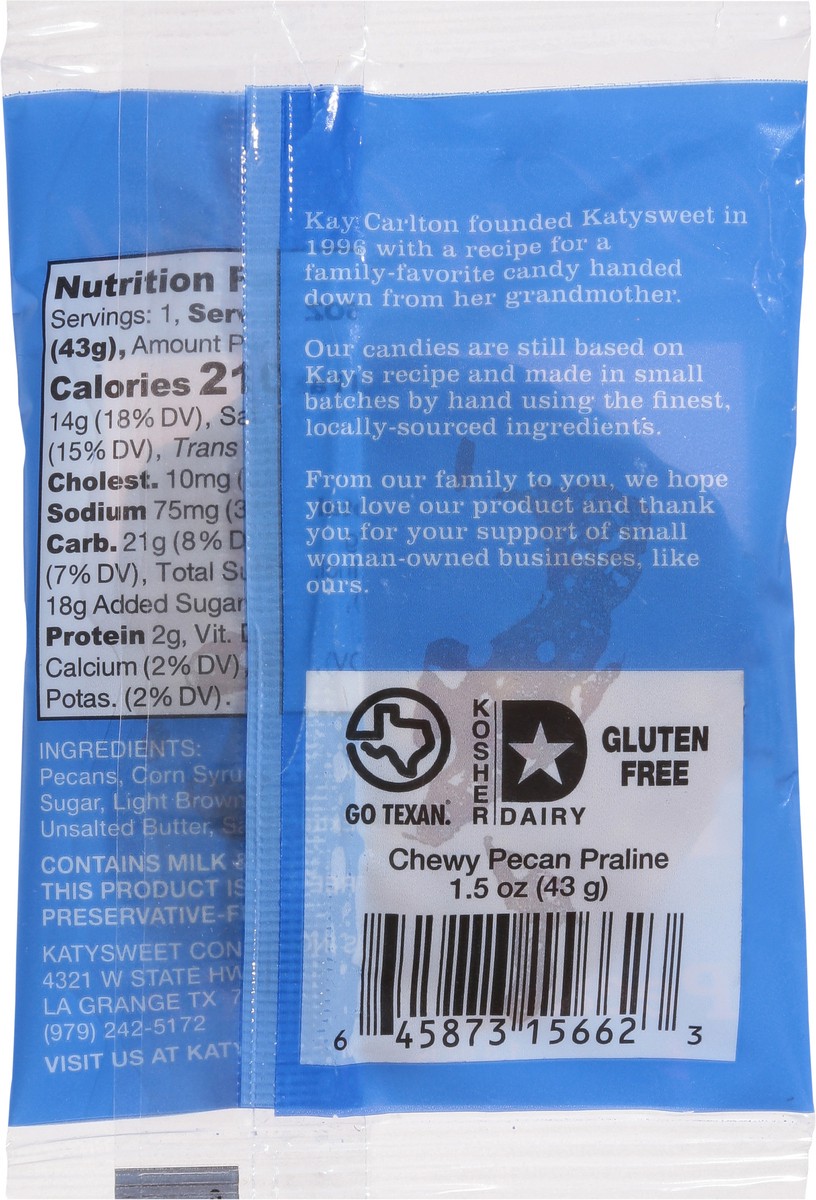 slide 11 of 13, Katy Sweet Texas Style Chewy Pecan Pralines, 1.5 oz