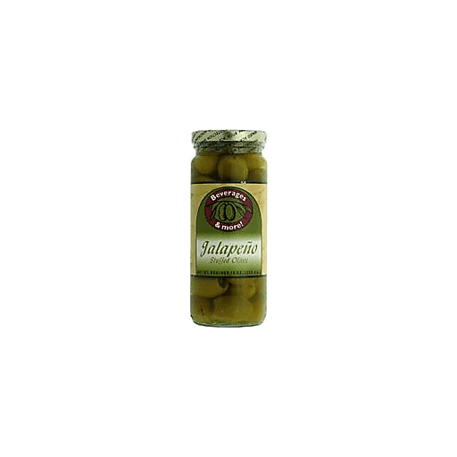 slide 1 of 1, BevMo! Jalapeno Stuff Olives, 10 oz