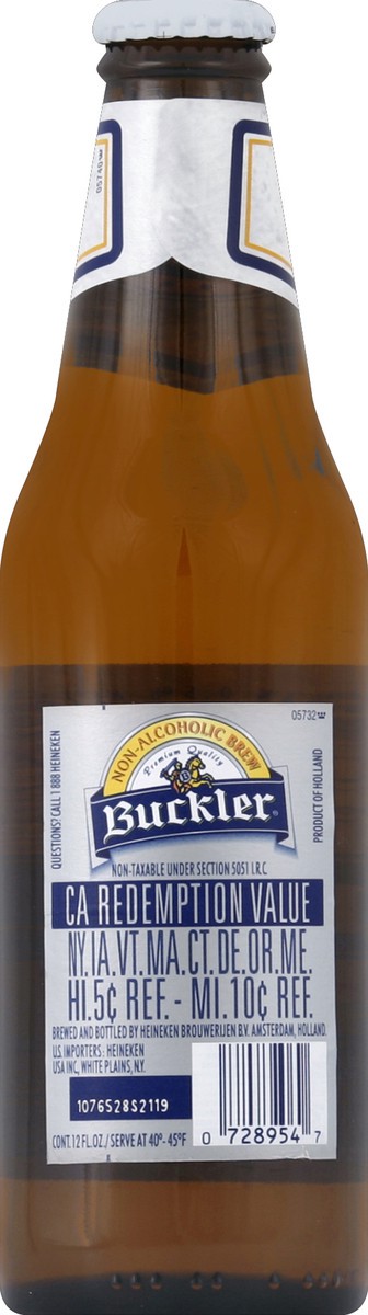 slide 2 of 6, Buckler Malt Beverage 12 oz, 12 oz