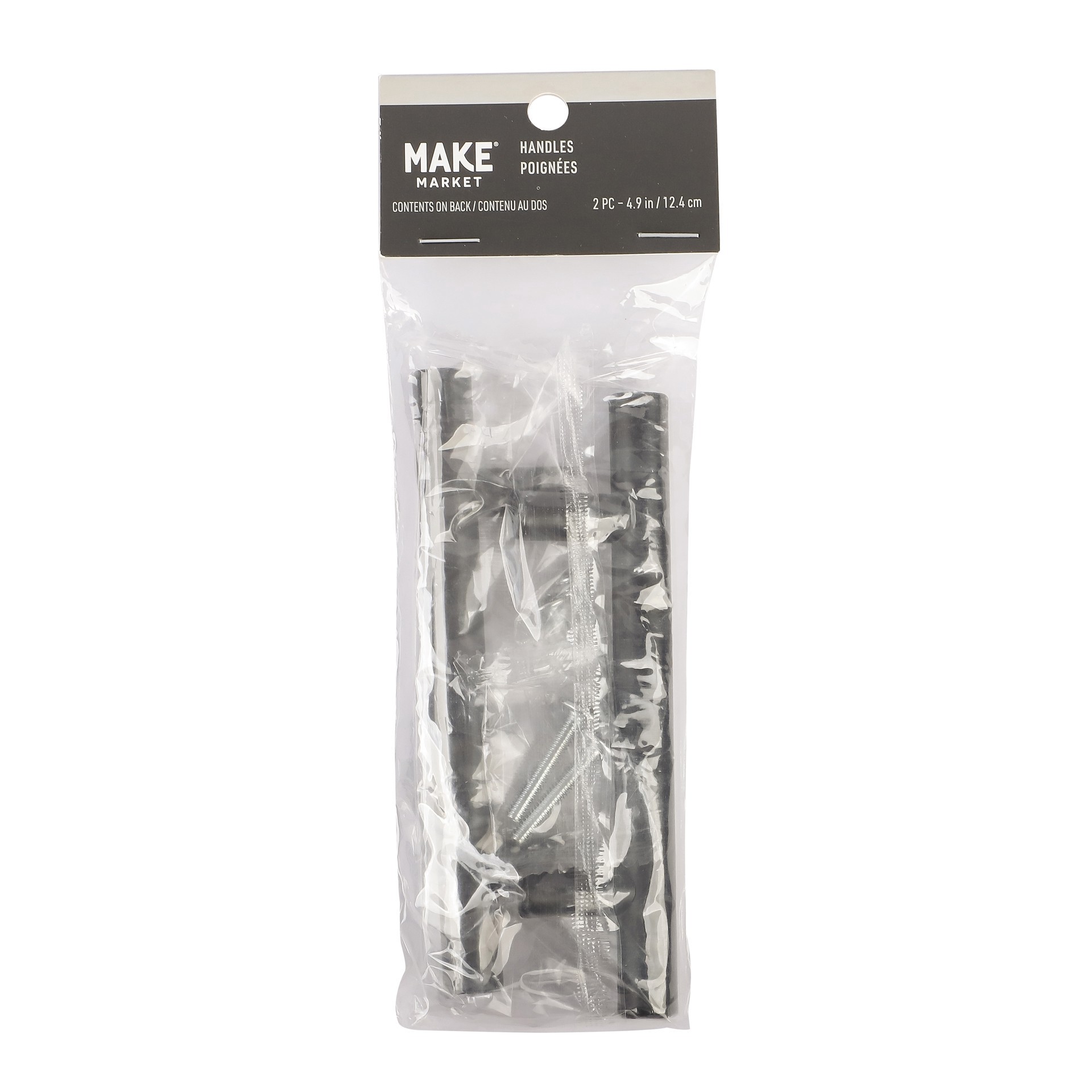 slide 4 of 4, 5" Black Handles, 2ct. By Make Market, 2 ct