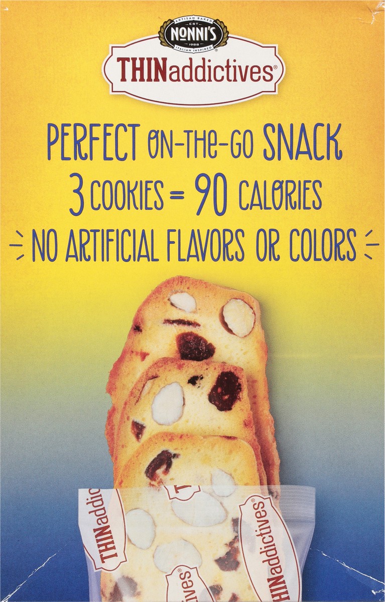 slide 10 of 11, Nonni's THINaddictives Almond Thin Lemon Blueberry Cookies 6 - 3 Packs, 4.4 oz