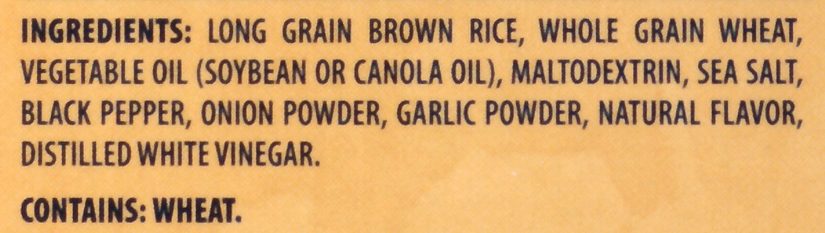 slide 8 of 8, Triscuit Sea Salt & Black Pepper Brown Rice Crackers, 9 oz