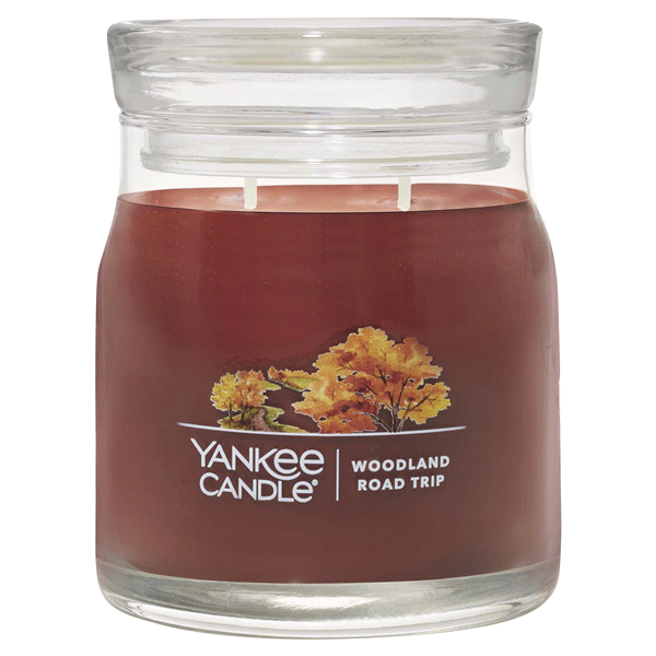 slide 1 of 1, Yankee Candle Signature Collection Medium Jar Woodland Road Trip, 13 oz