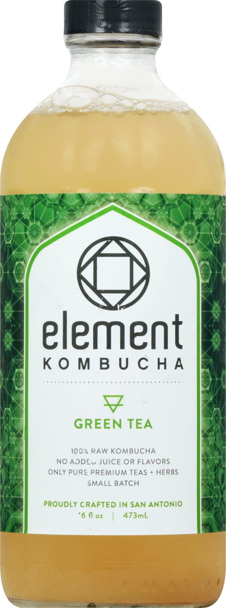 slide 1 of 13, Element Kombucha Green Tea Kombucha - 16 oz, 16 fl oz