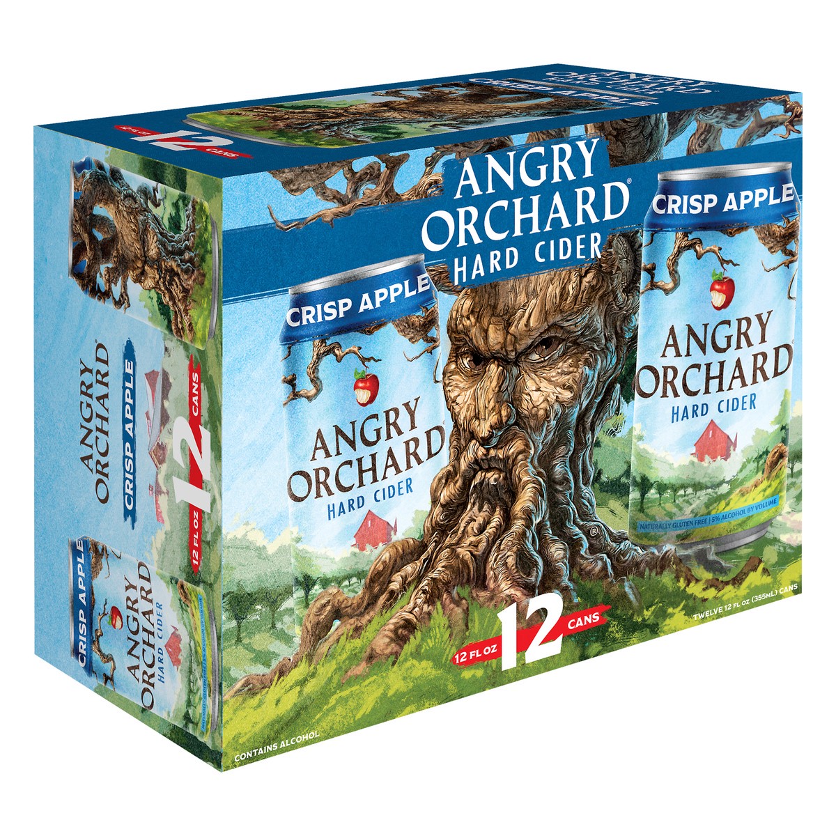 slide 1 of 7, Angry Orchard Hard Cider, Crisp Apple, 12 ct