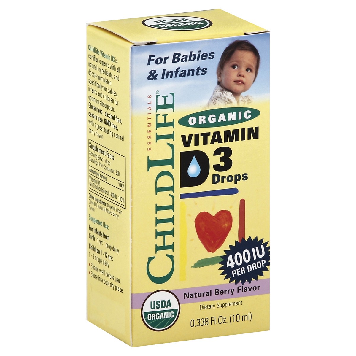 slide 4 of 5, ChildLife Vitamin D3 0.338 oz, 0.34 oz