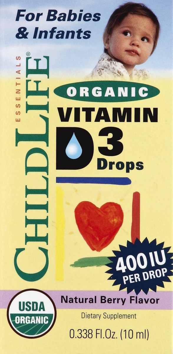 slide 1 of 5, ChildLife Vitamin D3 0.338 oz, 0.34 oz