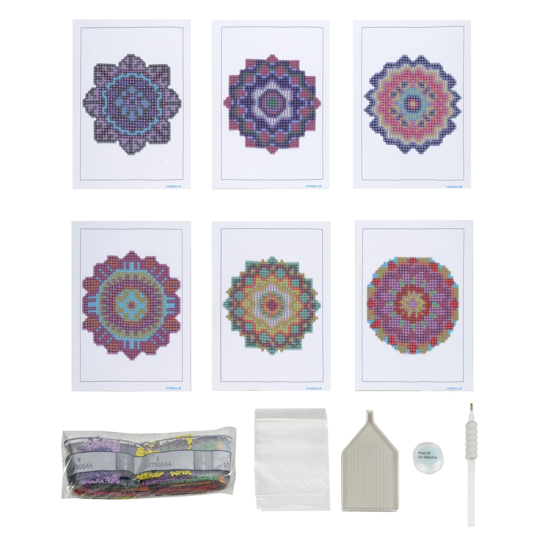slide 2 of 4, Mandalas Diamond Art Kit By Make Market, 4 in x 6 in