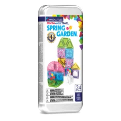 Magna-Tiles Micromags Spring Garden 24 pc Travel Set