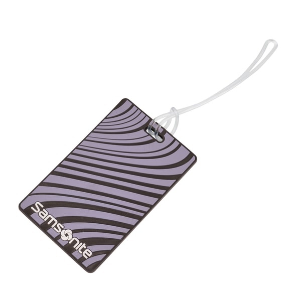 slide 1 of 1, Samsonite Id Tags, Designer, Lavender, Pack Of 2, 2 ct