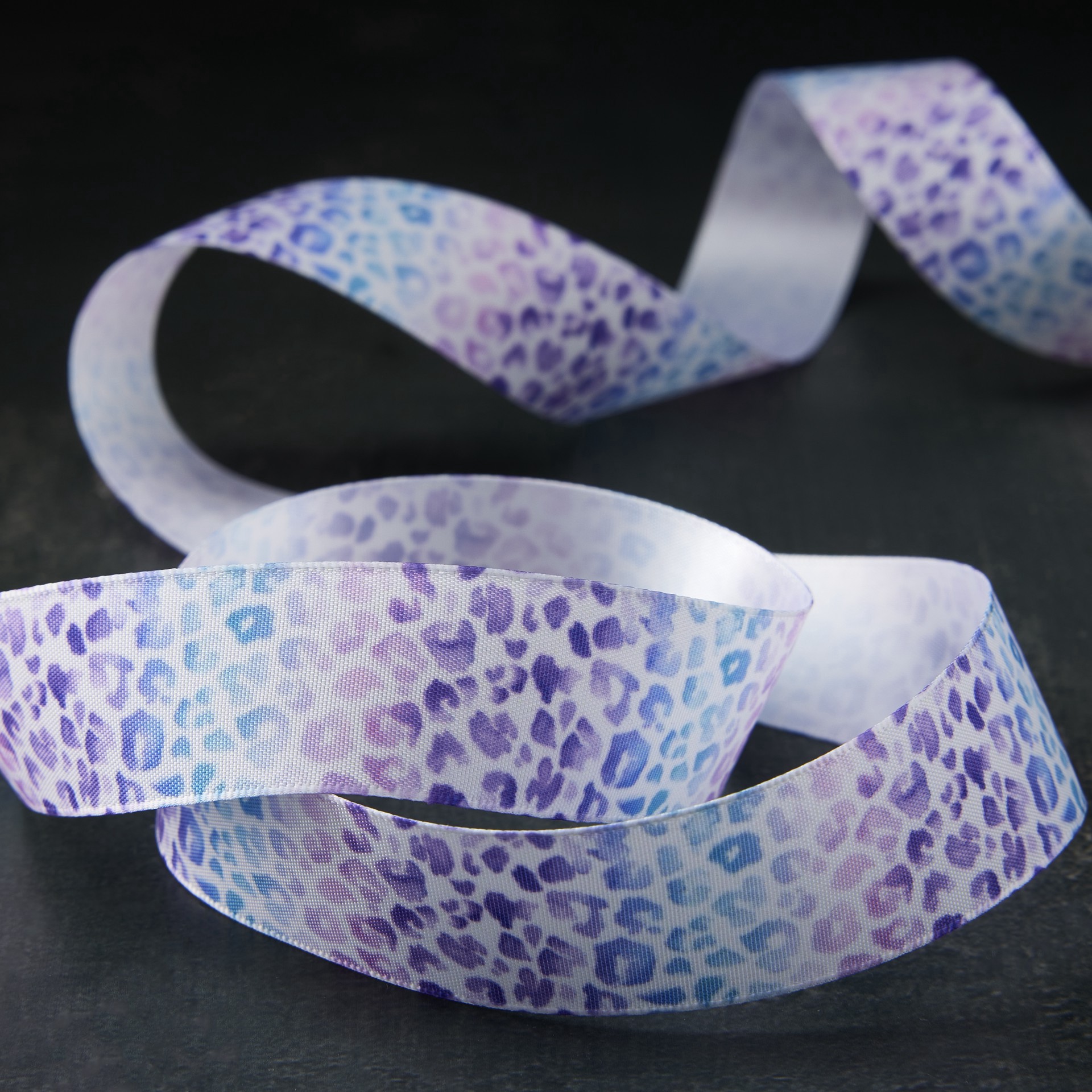 slide 4 of 4, 1'' X 5yd. Satin Floral Print Ribbon By Celebrate It, 1 in x 5 yd