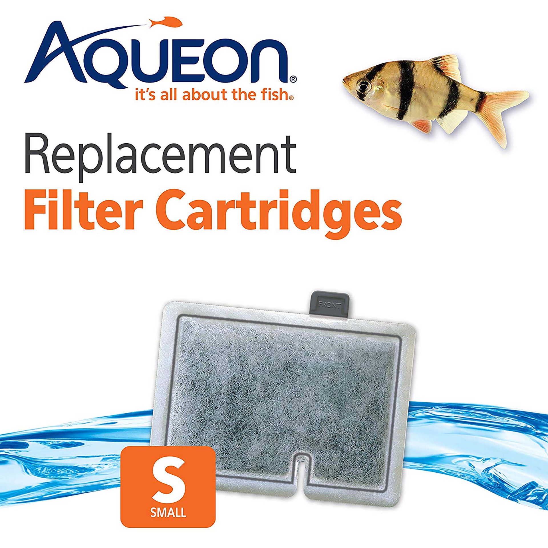 slide 4 of 9, Aqueon Replacement Filter Cartridges Small - 6 pack, 1 ct