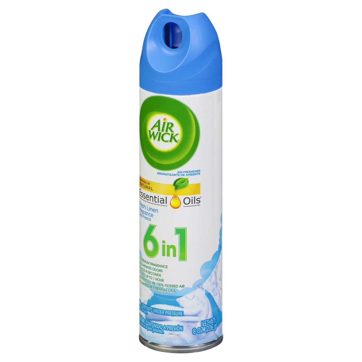 slide 3 of 9, Air Wick Airwick Linen Aerosol Air Freshener, 8 oz