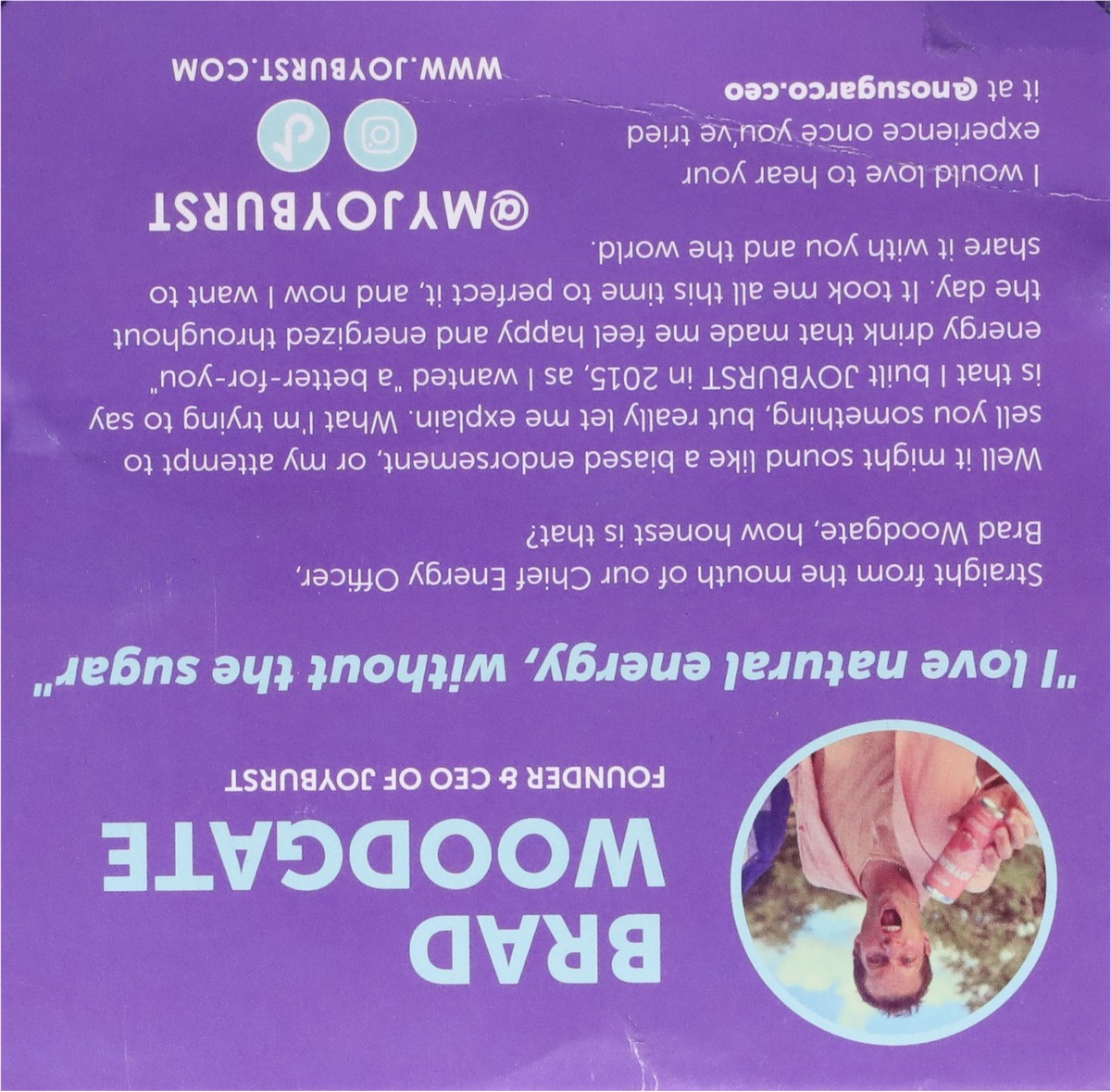 slide 4 of 9, No Sugar Company Joyburst Grape Energy Drink - 4 ct, 4 ct