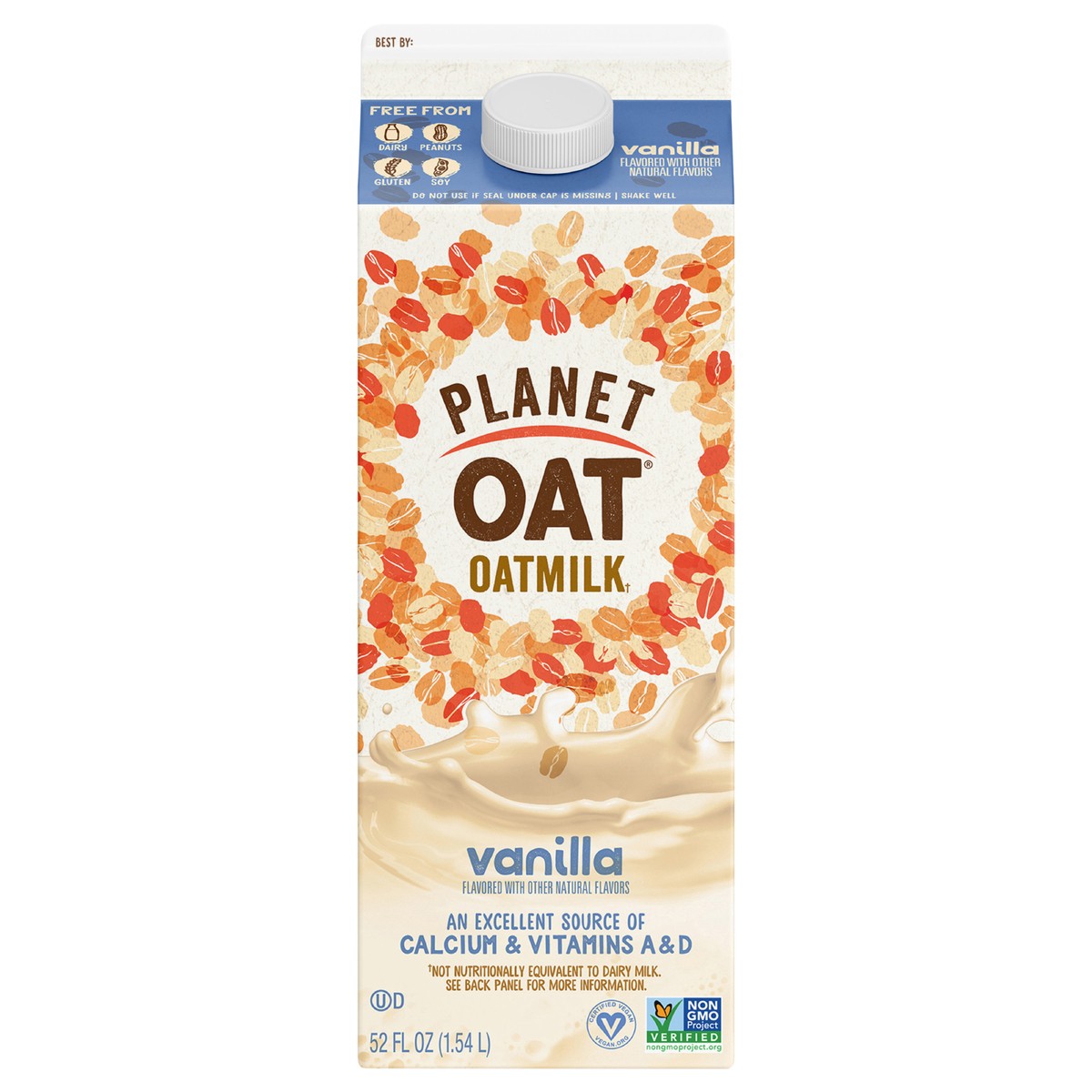 slide 1 of 13, Planet Oat Vanilla Oatmilk, 52 oz, 52 fl oz