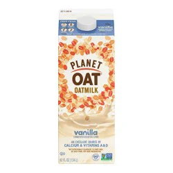 Planet Oat Vanilla Oatmilk, 52 oz