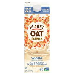 Planet Oat Vanilla Oatmilk, 52 oz