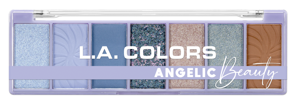 slide 1 of 1, L.A. Colors 7 Color Eyeshadow Palette, Angelic, 0.22 oz