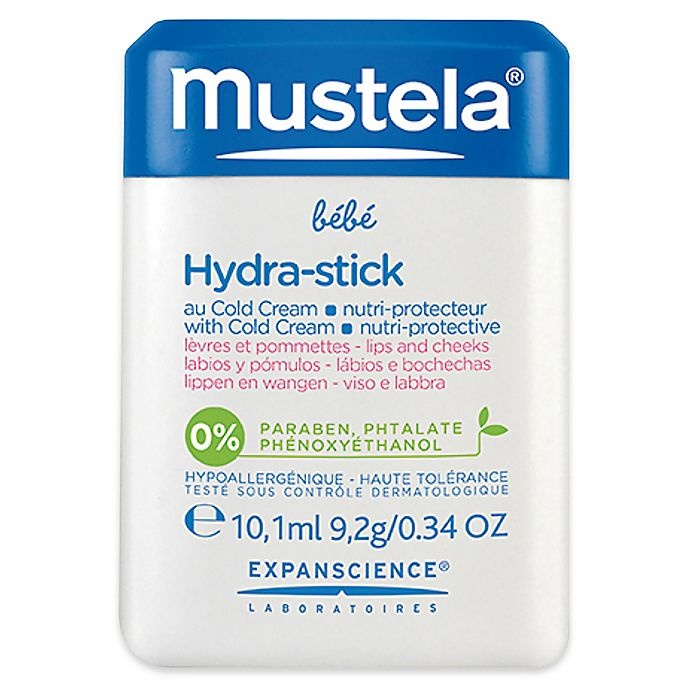 slide 1 of 1, Mustela bebe.34 oz. Hydra-Stick with Cold Cream, 1 ct