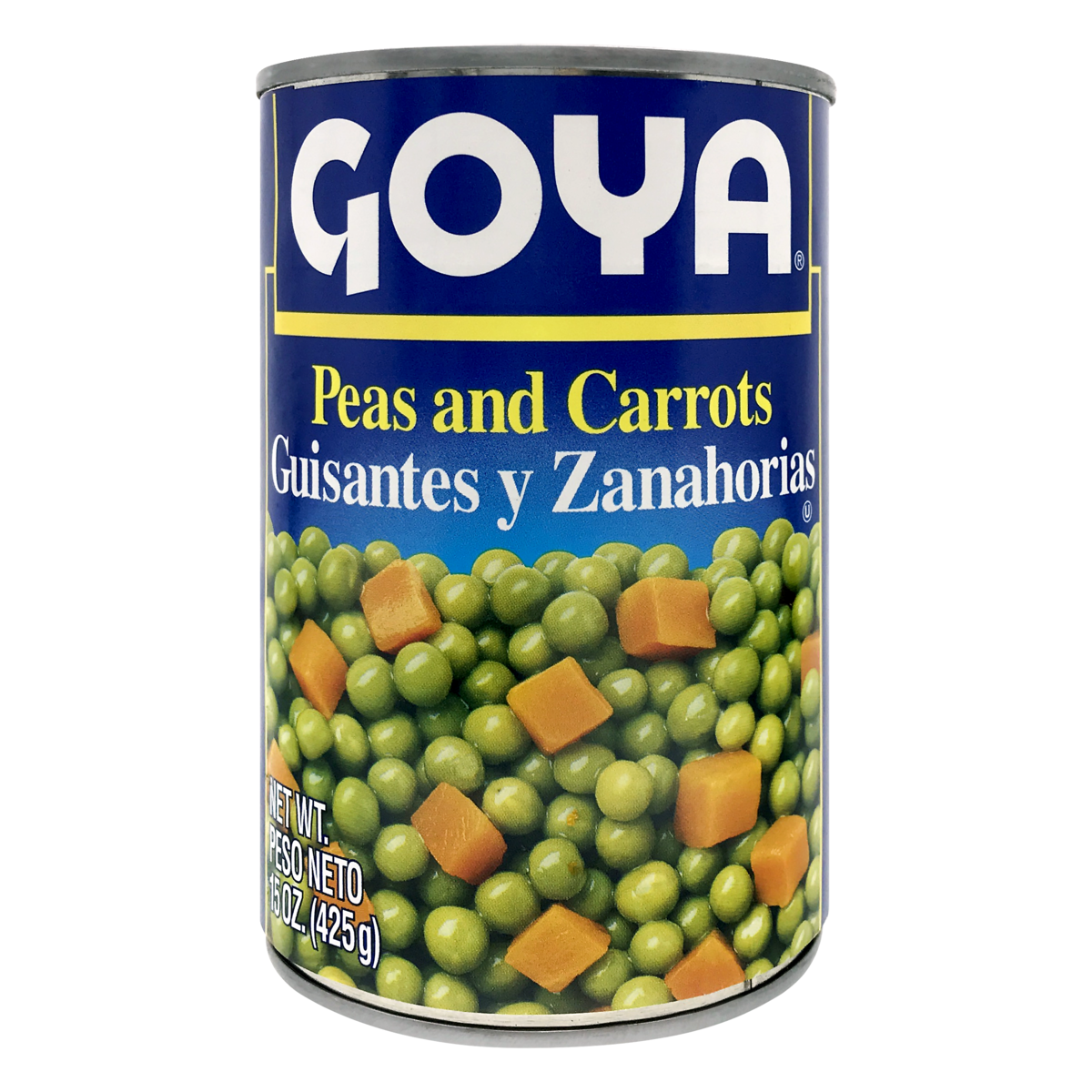 slide 1 of 1, Goya Peas And Carrots, 15 oz