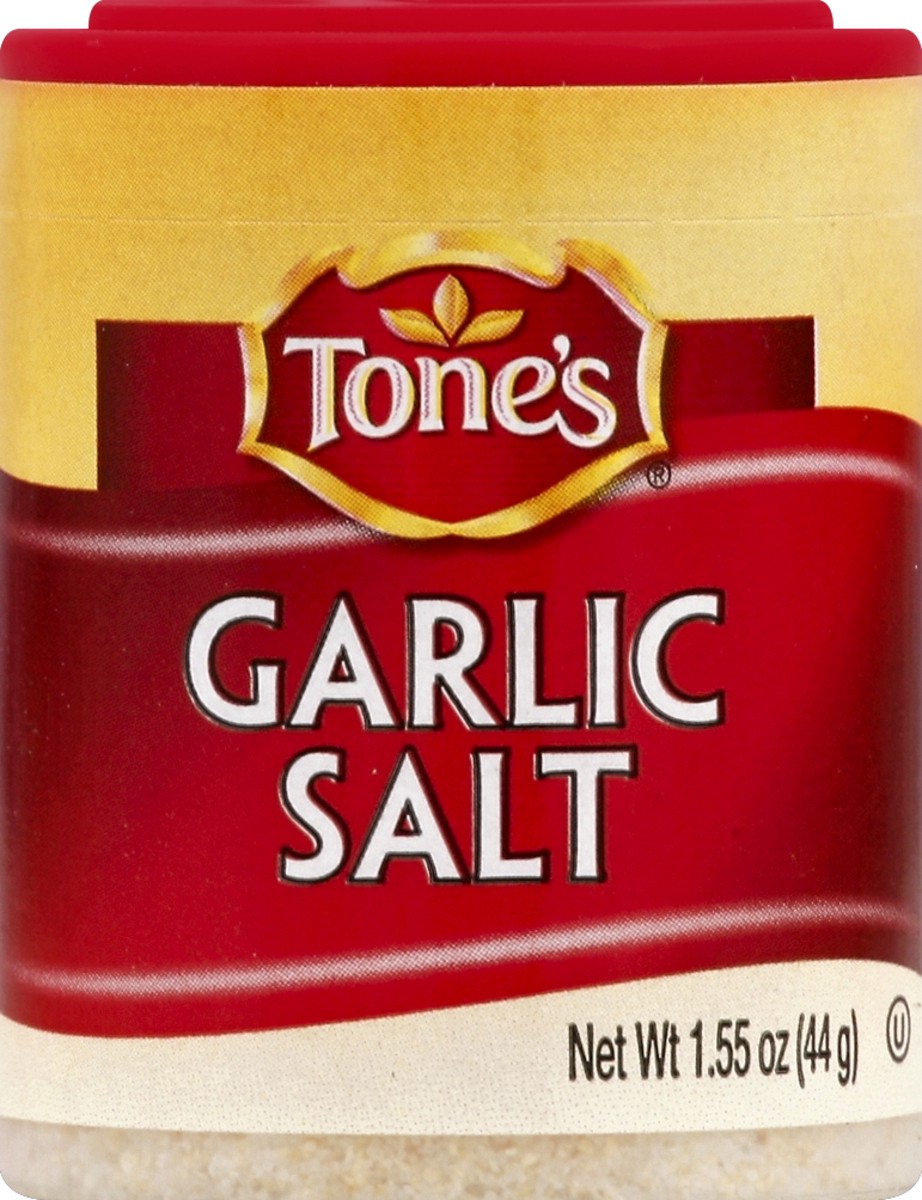 slide 1 of 2, Tone's Garlic Salt 1.55 oz, 1.55 oz