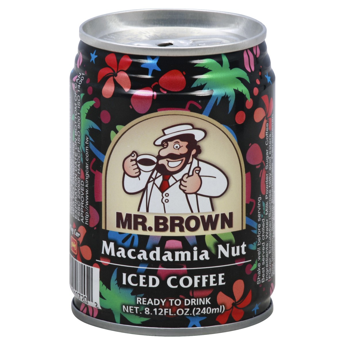 slide 3 of 8, Mr. Brown Macadamia Nut Iced Coffee 8.12 fl oz, 8.12 oz