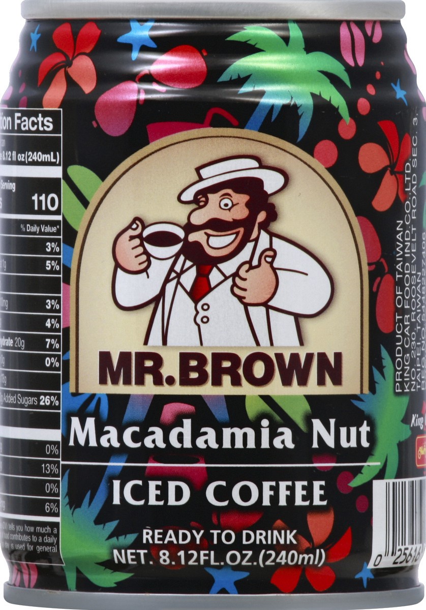 slide 8 of 8, Mr. Brown Macadamia Nut Iced Coffee 8.12 fl oz, 8.12 oz