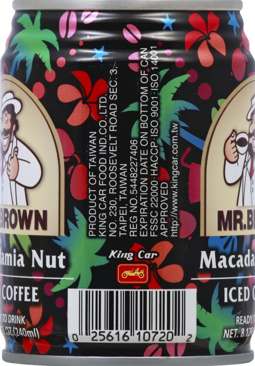 slide 6 of 8, Mr. Brown Macadamia Nut Iced Coffee 8.12 fl oz, 8.12 oz