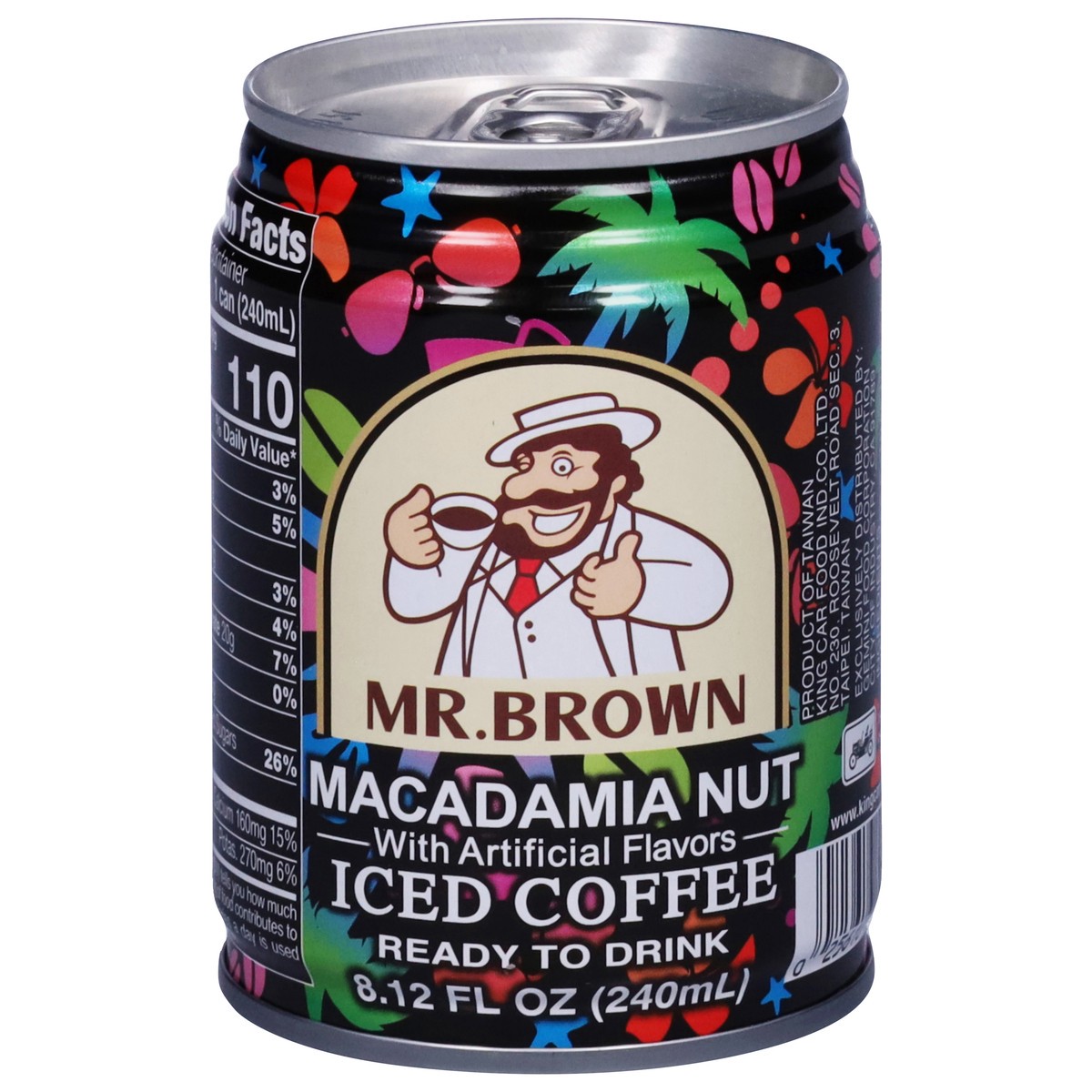 slide 1 of 8, Mr. Brown Macadamia Nut Iced Coffee 8.12 fl oz, 8.12 oz