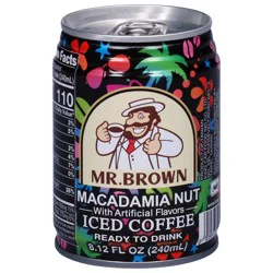 Mr. Brown Macadamia Nut Iced Coffee - 8.12 fl oz