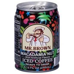 Mr. Brown Macadamia Nut Iced Coffee - 8.12 fl oz