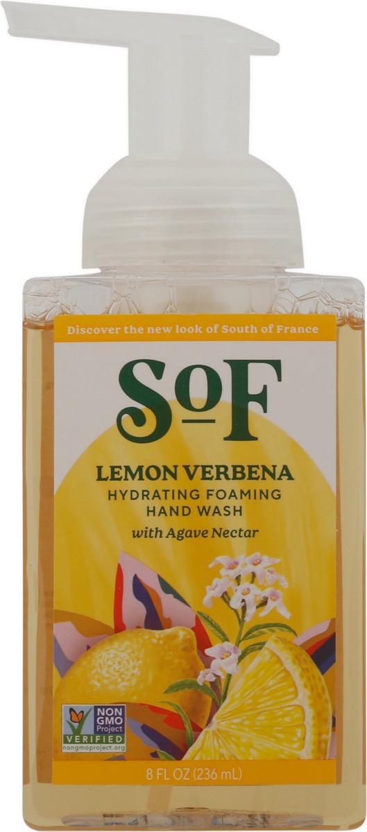 slide 9 of 9, SOF Hydrating Lemon Verbena Foaming Hand Wash with Agave Nectar 8 fl oz, 8 fl oz