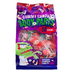 Frankford Halloween Gummy Body Parts - 50 ct