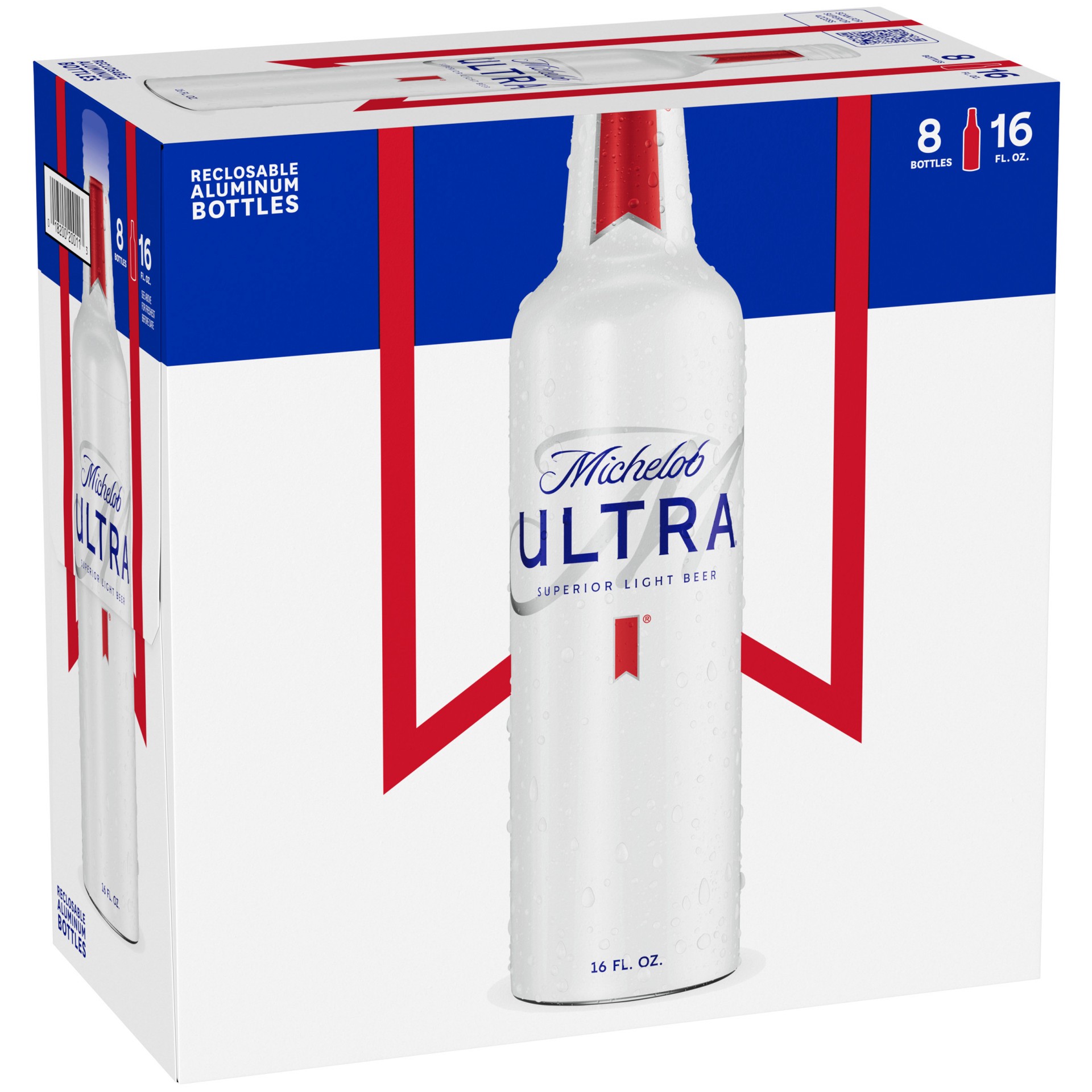 slide 1 of 9, Michelob ULTRA Light Beer, 8 Pack Beer, 16 FL OZ Bottles, 8 ct; 16 fl oz