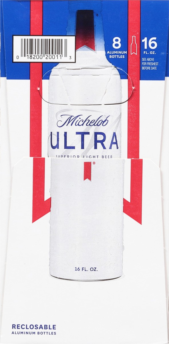 slide 7 of 9, Michelob Ultra Superior Light Beer 8 - 16 fl oz Bottles, 8 ct; 16 fl oz