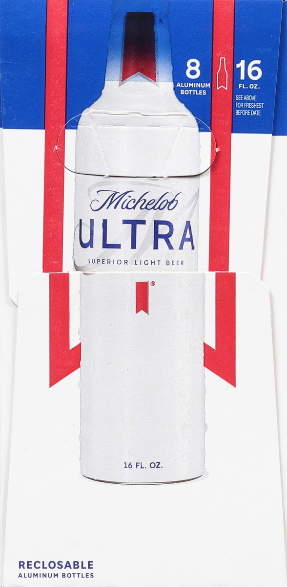 slide 9 of 9, Michelob Ultra Superior Light Beer 8 - 16 fl oz Bottles, 8 ct; 16 fl oz