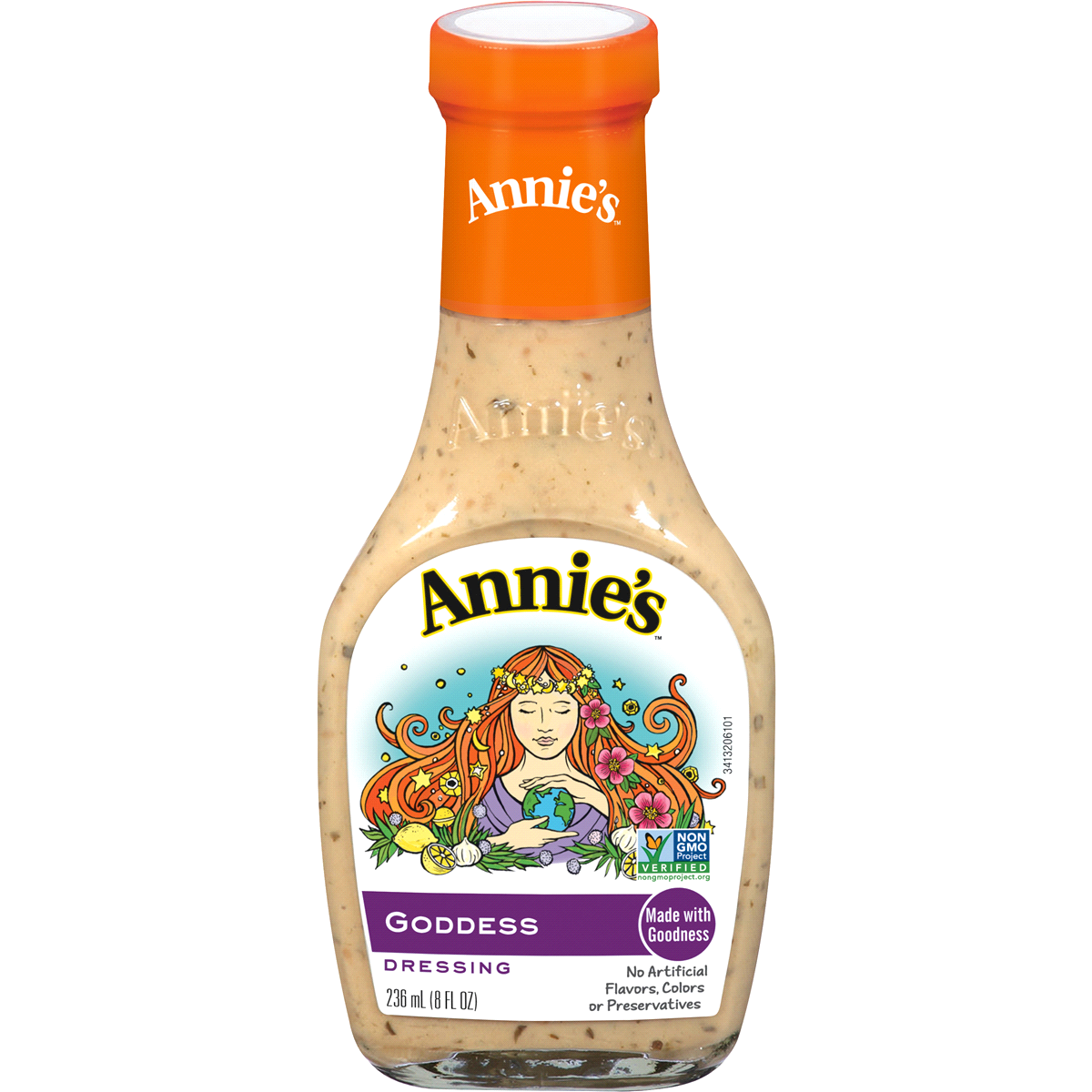 slide 1 of 4, Annie's Goddess Salad Dressing, Vegan, Non-GMO, 8 oz., 8 fl oz