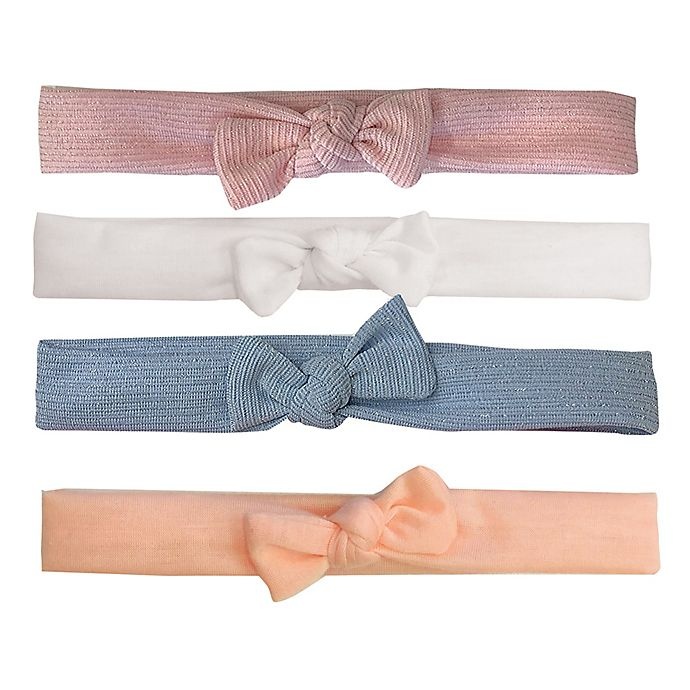 slide 1 of 1, Tiny Treasures Bow Headbands, 4 ct