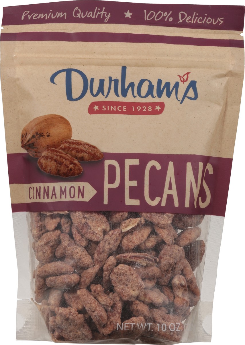 slide 4 of 13, Durham's Cinnamon Pecans 10 oz, 10 oz