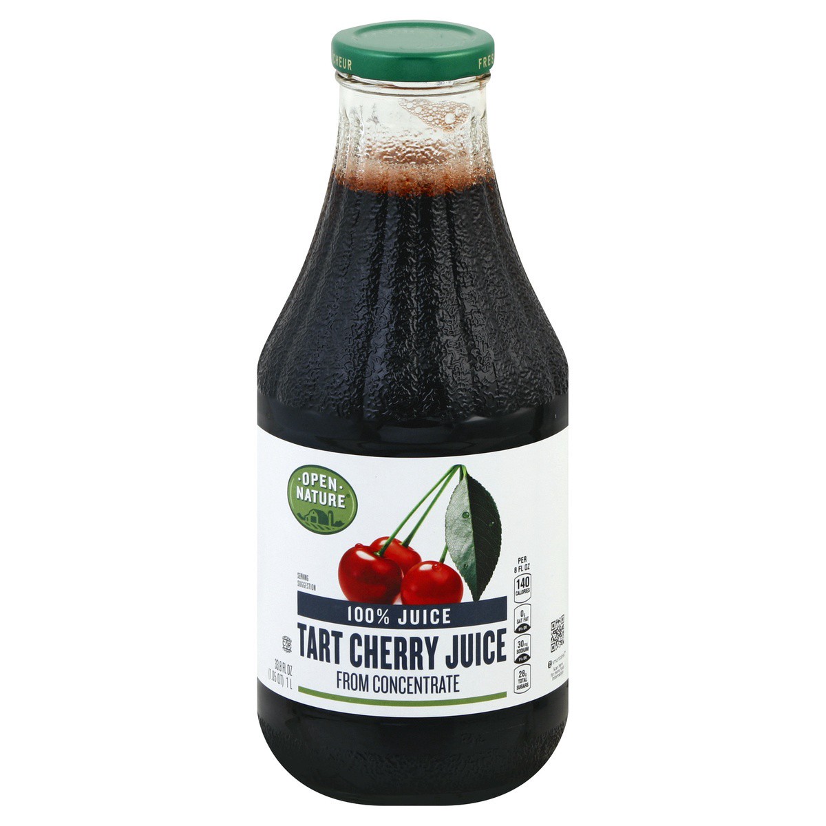 slide 1 of 7, Open Nature 100% Juice Tart Cherry - 33.8 fl oz, 33.8 fl oz