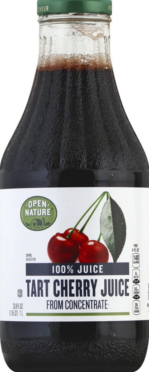 slide 4 of 7, Open Nature 100% Juice Tart Cherry - 33.8 fl oz, 33.8 fl oz