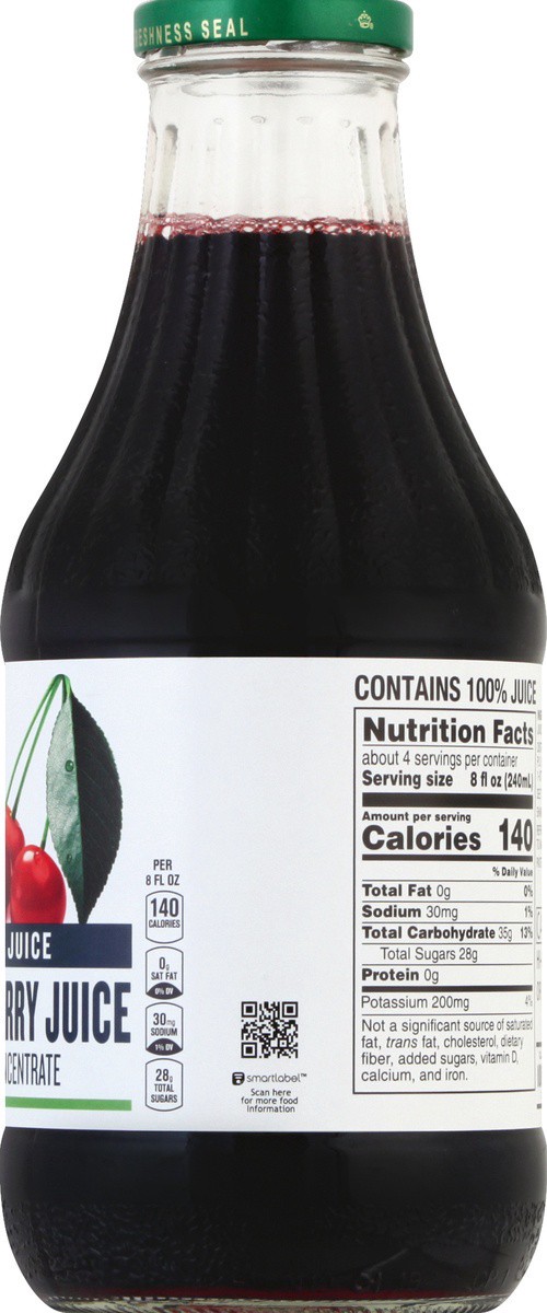 slide 6 of 7, Open Nature 100% Juice Tart Cherry - 33.8 fl oz, 33.8 fl oz