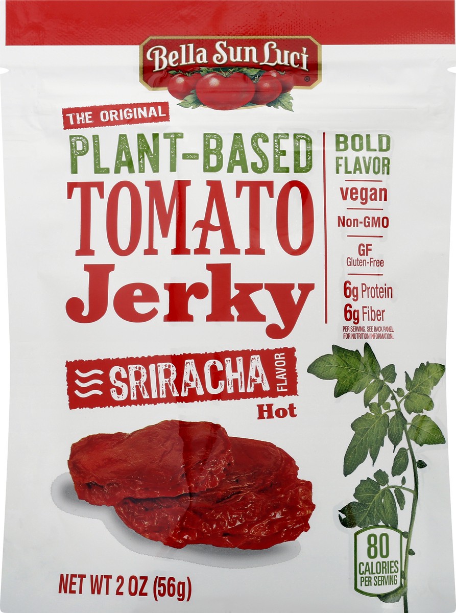 slide 6 of 9, Bella Sun Luci Sriracha Flavor Tomato Jerky 2 oz, 2 oz
