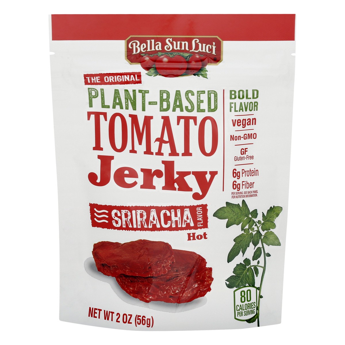 slide 1 of 9, Bella Sun Luci Sriracha Flavor Tomato Jerky 2 oz, 2 oz